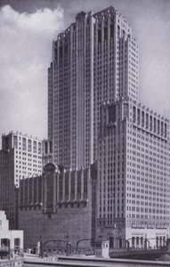 シカゴシビック・オペラハウス（モノクロ写真 作： American Photographer (after)