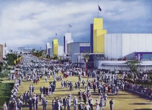 1934年のシカゴ万国博覧会。一般展示会グループ（写真 作： American Photographer (after)