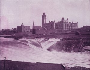 セント・アンソニーの滝（モノクロ写真 作： American Photographer (after)