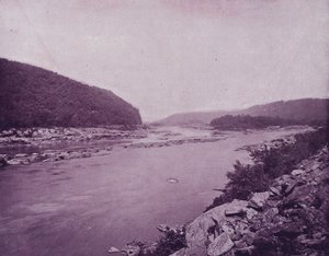 ペンシルバニア州、サスケハナ川のリトルネック（モノクロ写真 作： American Photographer (after)