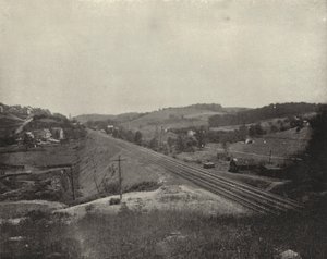 ペンシルバニア州グレープビルの天然ガス井戸（モノクロ写真 作： American Photographer (after)