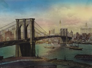 New York:ブルックリン・ブリッジとロウアー・ニューヨーク（写真 作： American Photographer (after)
