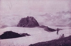 ワシントン州タコマ山の山頂にて（モノクロ写真 作： American Photographer (after)