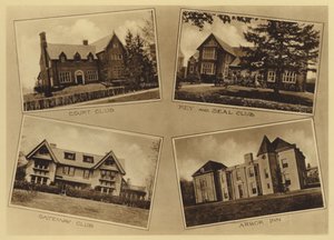 プリンストン大学コートクラブ、キー＆シールクラブ、ゲートウェイクラブ、アーバーイン（モノクロ写真 作： American Photographer (after)