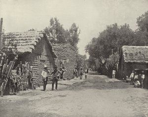 メキシコ・サンタアニータの街並み（モノクロ写真 作： American Photographer (after)