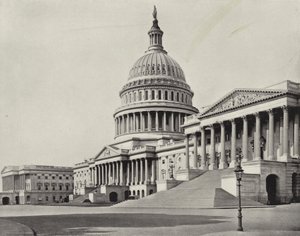 ワシントンの首都ビル（モノクロ写真 作： American Photographer (after)