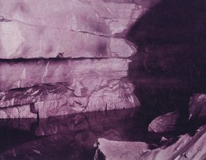 ケンタッキー州マンモスケーブの三途の川（モノクロ写真 作： American Photographer (after)
