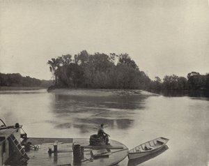 ノースカロライナ州のロアノーク川（モノクロ写真 作： American Photographer (after)