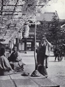 キオトのお茶屋さんの縁側（モノクロ写真 作： American Photographer (after)