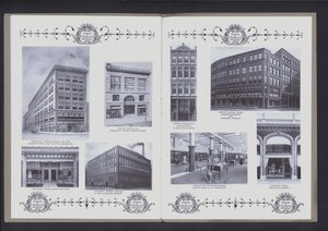 ファーファッション・シアター」の見開き2ページ（モノクロ写真 作： American Photographer (after)