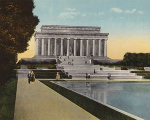 ワシントンDCリンカーン記念館（写真 作： American Photographer (after)