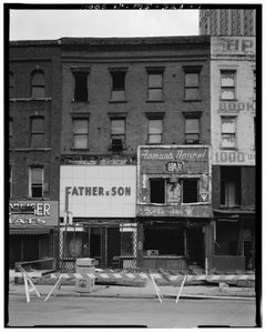 70-72 Monroe Avenue (Commercial Building), Detroit, Michigan (白黒写真) 作： American Photographer