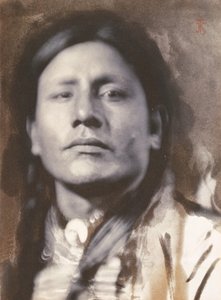 スー族の酋長 1898年頃 （プラチナ・プリント 作： American Photographer