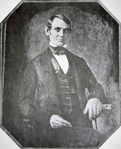エイブラハム・リンカーン（1809-65）37歳の時の国会議員として 作： American Photographer
