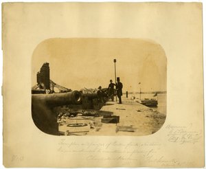 1861年4月15日、サムター要塞の戦い 作： American Photographer