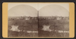 家屋の鳥瞰図（1870年頃）（モノクロ写真