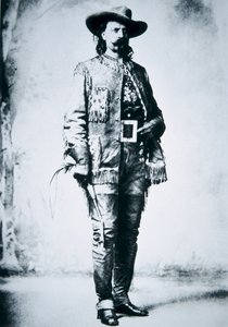 バッファロー・ビル・コーディ（1846-1917）（モノクロ写真 作： American Photographer
