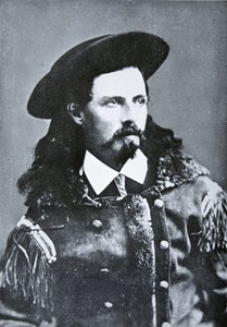 バッファロー・ビル・コーディ（1846-1917）1869年（モノクロ写真 作： American Photographer