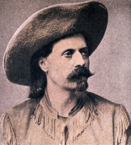 開拓時代のバッファロー・ビル・コーディ（1846-1917）（モノクロ写真 作： American Photographer