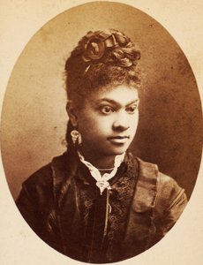 若いアフリカ系アメリカ人女性のカルテドビジット、1870年頃