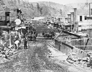 デッドウッド、ダコタ準州、1877年頃（モノクロ写真 作： American Photographer