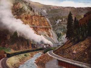 イーグル・リバー・キヤノン（カラー写真） 作： アメリカの写真家