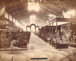 本館フレンチセクション、センテニアル国際展示会、フィラデルフィア、1876