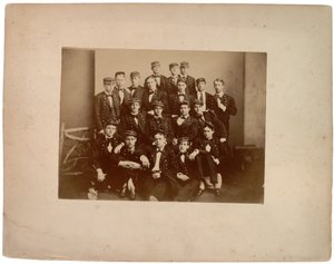 Hagers Class of the 61 19 in number、c.1870（sepia photo） 作： American Photographer