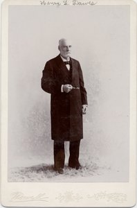 Henry Laurens Dawes（1816-1903）、US Senator、photo by Nowell、Pittsfield、Massachusetts（アルブメン写真） 作： American Photographer