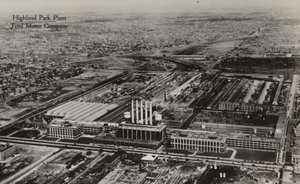 ハイランドパーク工場、フォードモーターカンパニー、デトロイト、ミシガン州 作： American Photographer