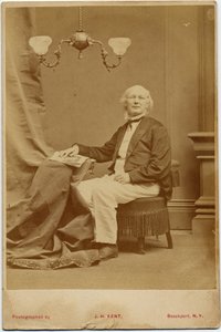 ホレスグリーリー（1811-72）、米国の政治家および新聞の編集者、写真JHケント、ブロックポート、ニューヨーク（アルブメン写真） 作： American Photographer