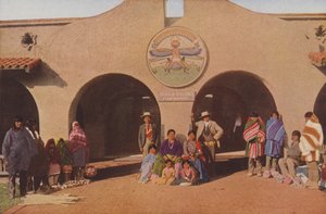ニューメキシコ州アルバカーキ、インディアン・ビルディング（カラー写真） 作： アメリカの写真家