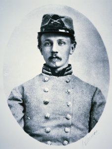 南部連合軍兵士イスラエル・スペンサー（モノクロ写真 作： American Photographer