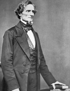 ジェファーソン・デイビス（1808-89）（モノクロ写真 作： American Photographer