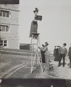 1904年ルイジアナ購入博覧会でのジェシーターボックスビール（1871-1942）