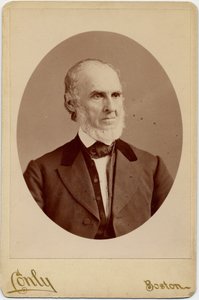 ジョン・グリーンリーフ・ホイッティアー（1807-92）、アメリカのクエーカーの詩人で廃止論者。写真：CF Conly、Boston（albumen print） 作： American Photographer