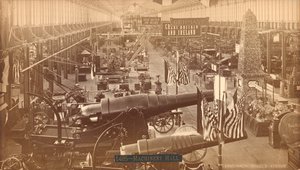 クルップスガン、ドイツ展示、センテニアルインターナショナルエキシビション、フィラデルフィア、1876年（銀の卵白プリント） 作： American Photographer