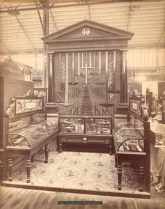 Kuffel＆Essers Exhibit、Main Building、Centennial International Exhibition、Philadelphia、1876（albumen print）