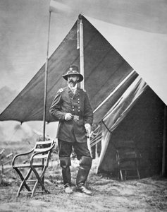 ジョージ・ミード少将（1815-72）（モノクロ写真 作： American Photographer