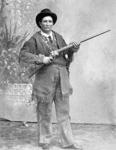 マーサ・ジェーン・キャナリー（カラミティ・ジェーン）（1852～1903年）（モノクロ写真 作： American Photographer