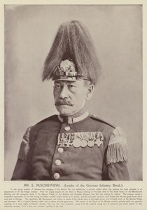 ドイツ歩兵バンドのリーダー、E Ruscheweyh氏