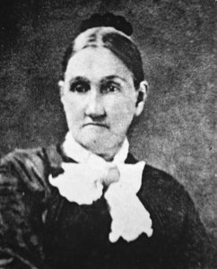 フランク(1843-1915)とジェシー・ジェームズ(1847-82)の母、サミュエル夫人(白黒写真) 作： American Photographer
