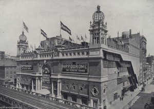 ニューヨークニューヨーク・ヒッポドローム（モノクロ写真） 作： アメリカの写真家