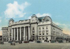 ノースウェスタンパッセンジャーステーション（カラー写真） 作： American Photographer