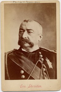 フィリップヘンリーシェリダン（1831-88）、ユニオンアーミージェネラル（アルブメン写真） 作： American Photographer
