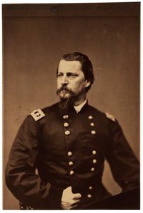 ウィンフィールドスコットハンコックの写真肖像、1860年頃（セピア写真）