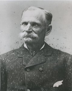 チャールズ・アール・ボレス、通称「ブラック・バート」（1829年～1917年）の肖像（モノクロ写真 作： American Photographer