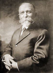 ジョン・ハーヴェイ・ケロッグの肖像（1852-1943）（セピア写真）