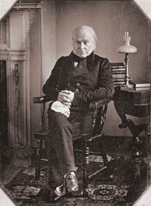 ジョン・クインシー・アダムズの肖像 1840年代頃（ダゲレオタイプ） 作： American Photographer