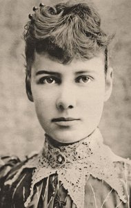ネリー・ブライの肖像、1890年頃（写真
